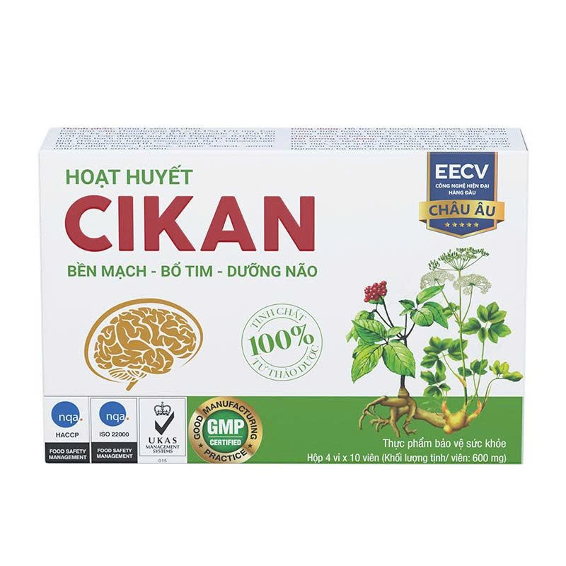 [SAMPLE - QUÀ TẶNG KHÔNG BÁN] Hoạt huyết Cikan - 10 viên HANHHUY PHARMA