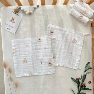 SET 5/ 6 KHĂN SỮA SỢI TRE MOCHEE, Suzy baby