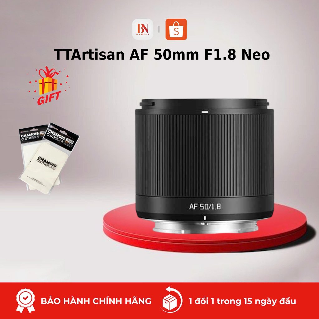 [Bảo hành 12 tháng] TTArtisan AF 50mm F1.8 Neo Full-Frame Lens