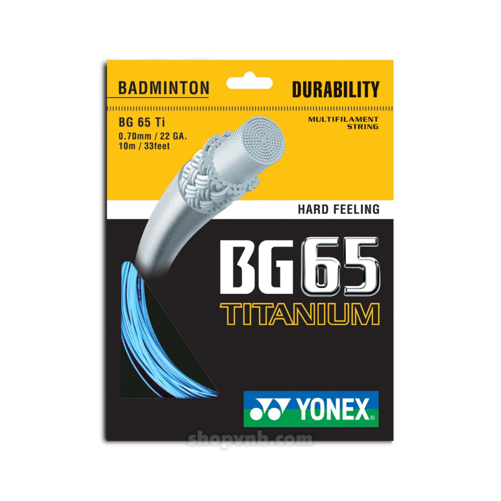 CƯỚC VỢT BG65 TITANIUM LOẠI GIA CÔNG CĂNG MAX 11KG