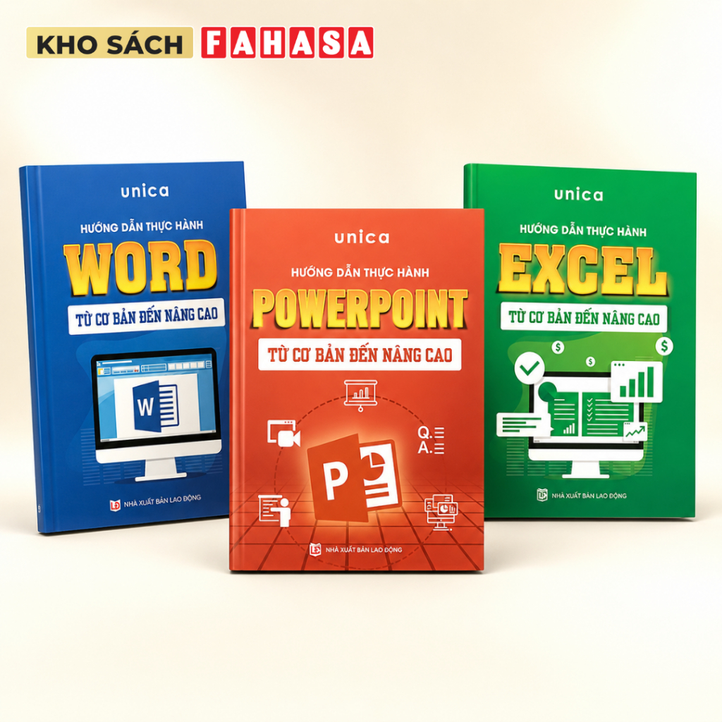 Sách Hướng Dẫn Thực Hành Word/Powerpoint/Excel Từ Cơ Bản Đến Nâng Cao