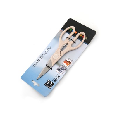 Kéo Nhà Bếp CS KOCH SYSTEME 21cm - Thép Không Gỉ, Tay Cầm Sợi Lúa Mì, Sắc Bén Tiện Dụng - 080464