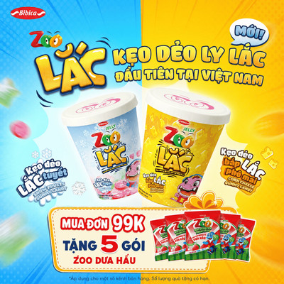 [SẢN PHẨM MỚI] Kẹo Dẻo Ly Lắc Đầu Tiên Tại Việt Nam - Kẹo Dẻo Zoo Bắp Lắc Phô Mai, Trái Cây Lắc Tuyết – Tặng Thẻ Sưu Tầm