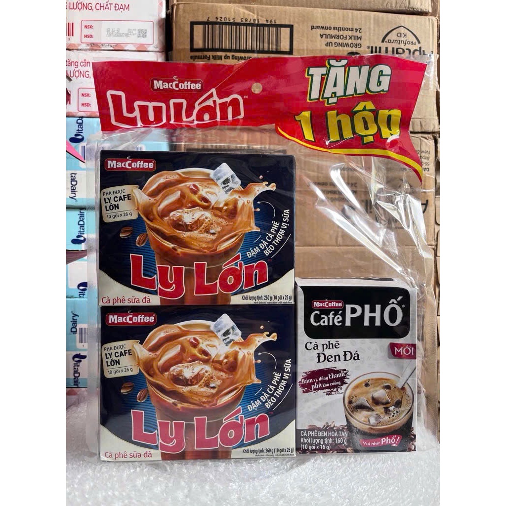 30  gói cà phê ly lớn MACCOFFEE cà phê ngon