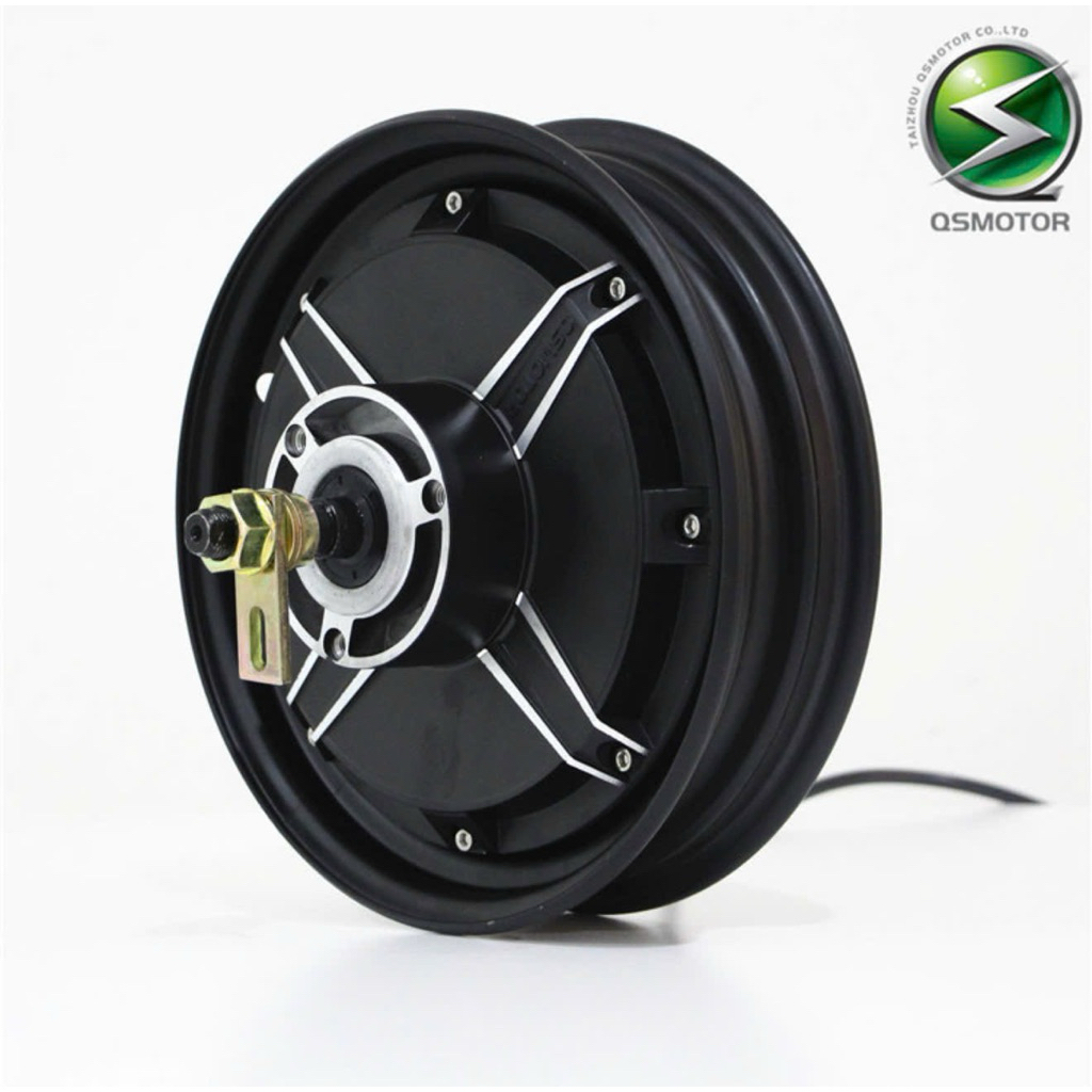Động cơ QS motor vành 10inch công suất 1000w , 1500w , 2000w phanh đĩa , phanh cơ