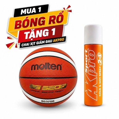 Bóng rổ Molten BG3200-2 số 5, 6, 7