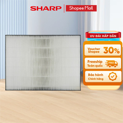 [Phụ kiện]Bộ Lọc HEPA Sharp FZ-D40HFE Dành Cho Máy KC-G40EV-W KC-G50EV-W KI-N40V-W/H và KI-N50V-W - Hàng Chính Hãng