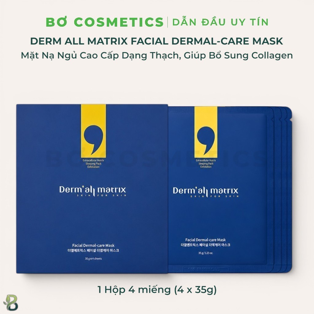 Mặt Nạ Thạch Collagen Derm All Matrix Facial Dermal-Care Mask