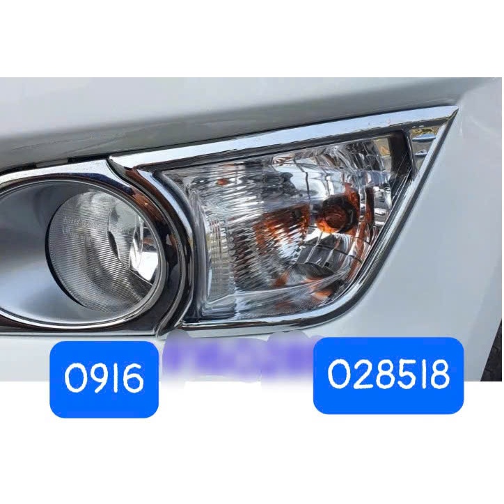 Toyota inova 2018 2019 2020  Ốp đèn gầm đèn cản trước xe mạ crom loại xịn