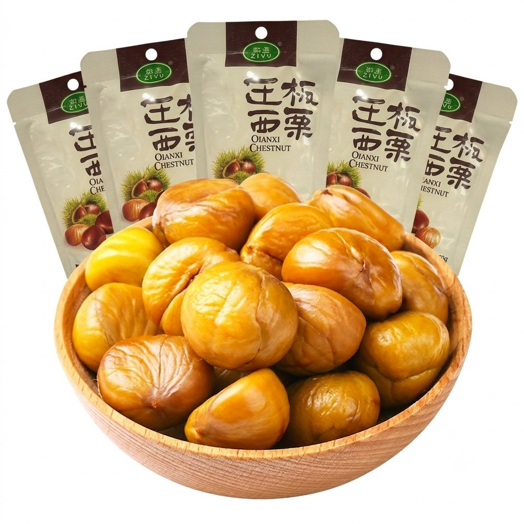 Hạt dẻ Organic ăn liền 50G Mềm Thơm Ngon Ngọt - Lạc Huy Organic Food