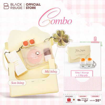 [MỚI] Combo Phấn Má Hồng Your Season Blush + Son Bóng Dưỡng Ẩm Balming Jam Gloss