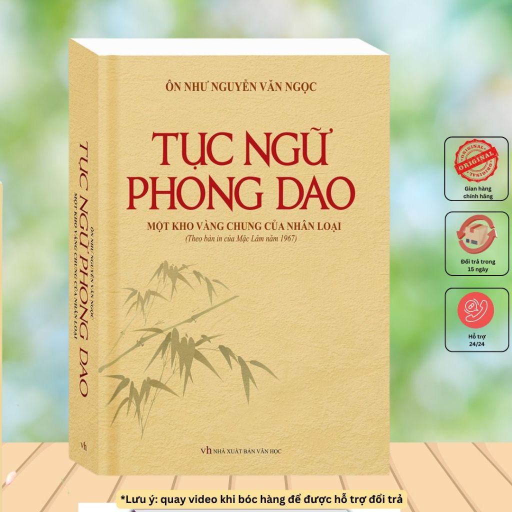 Sách - Tục ngữ Phong Dao (Bìa Cứng)