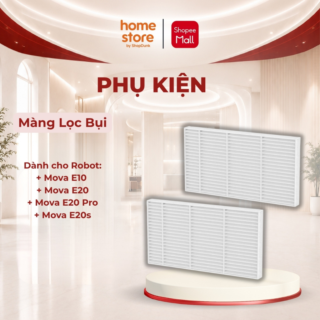 [PHỤ KIỆN] Màng Lọc Bụi Cho Robot Hút Bụi Mova E10/ E20/ E20s PKMV000RHF17