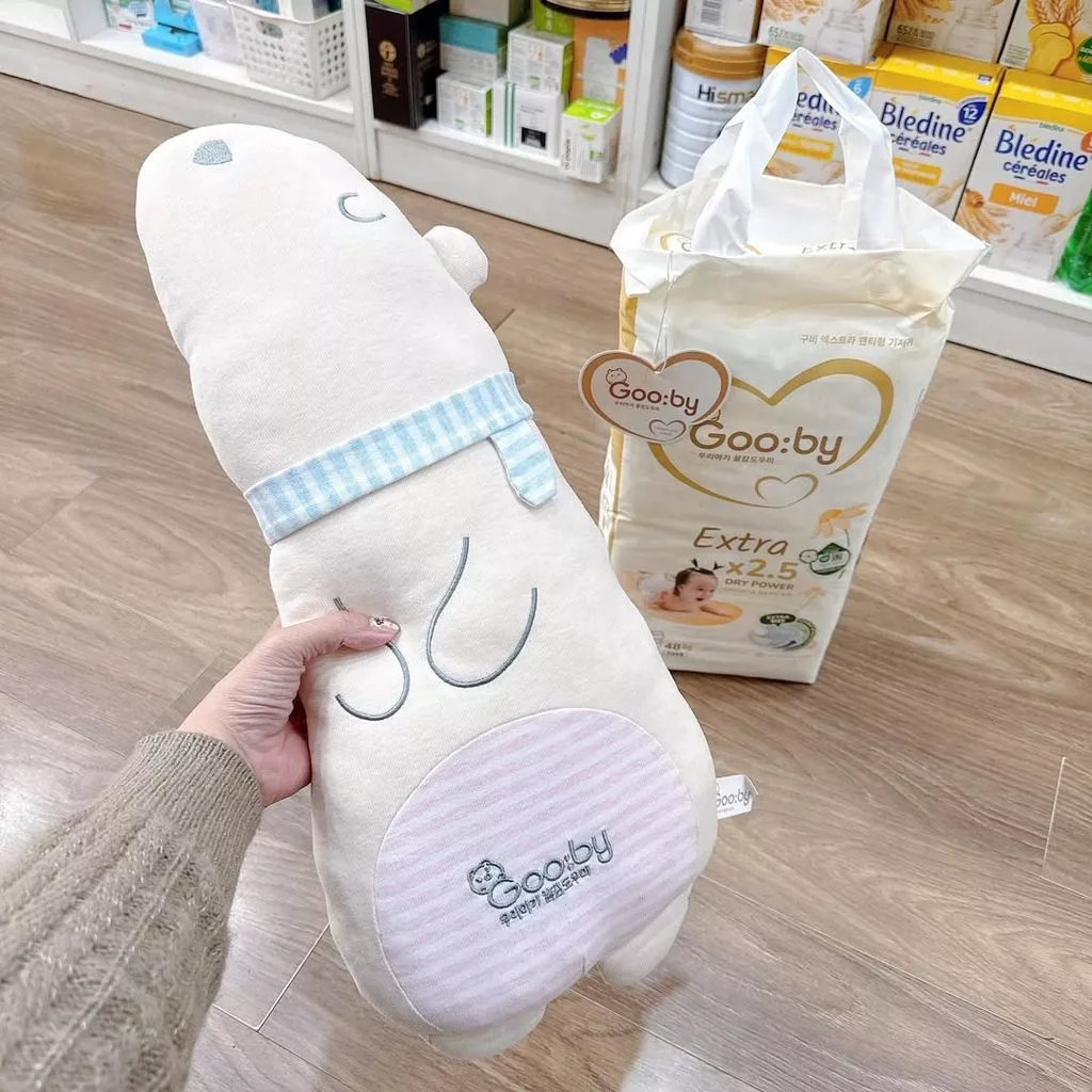 [QUÀ TẶNG] Gối ôm Gooby siêu dễ thương mềm mại cho bé, chính hãng Gooby