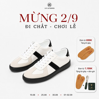 Giày thể thao Lucas Gat Shoes Special da bò thanh lịch basic unisex, đế êm khâu, dễ phối đồ