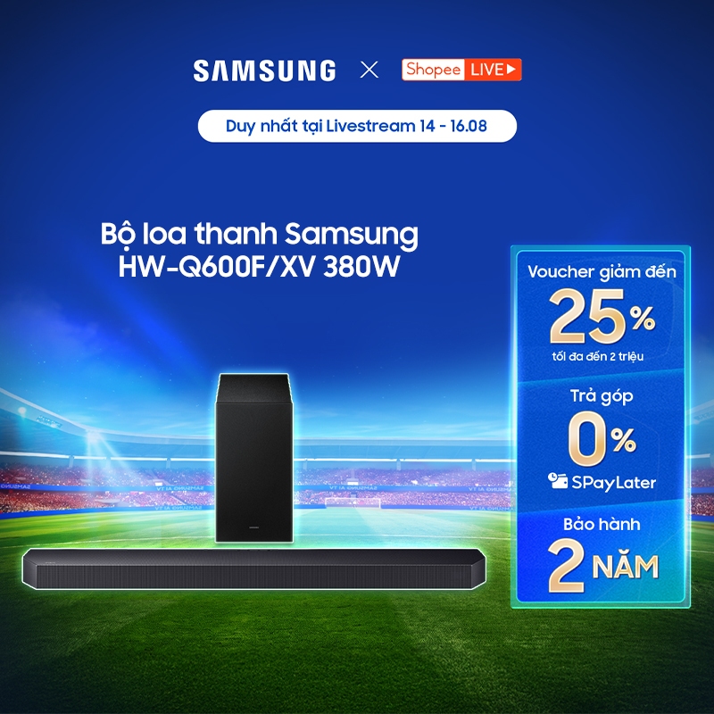 [Livestream]-Bộ loa thanh Samsung HW-Q600F/XV 380W