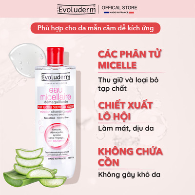 [LIVEstream] Nước tẩy trang EVOLUDERM MICELLAR 500ml