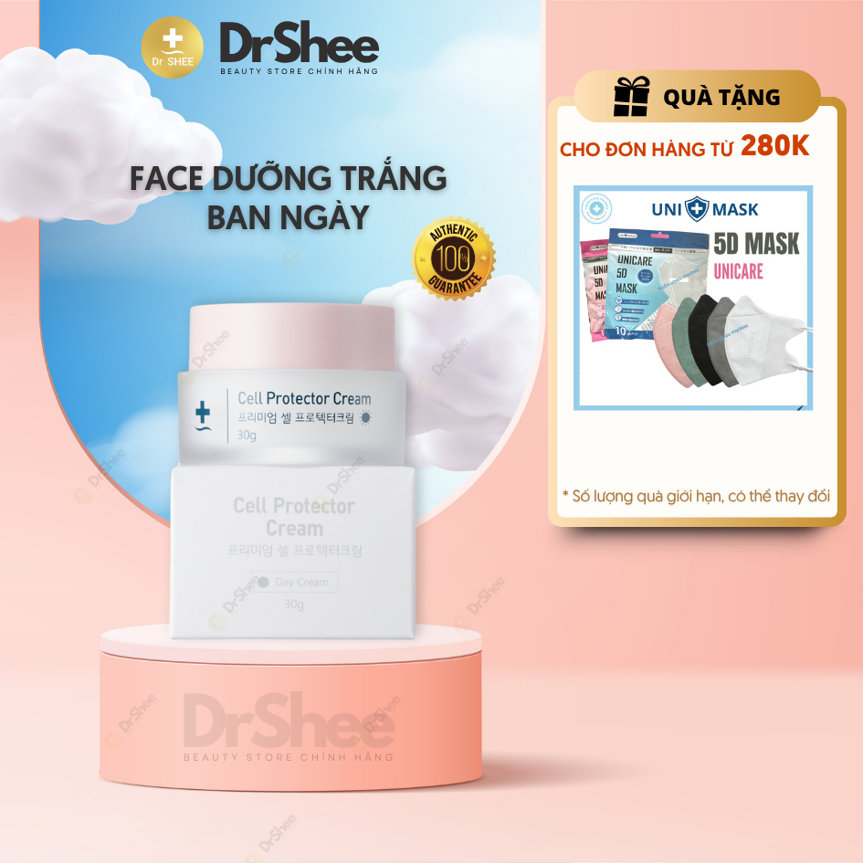 Kem Face Ngày DrShee, Face dưỡng trắng ban ngày Dr.Shee