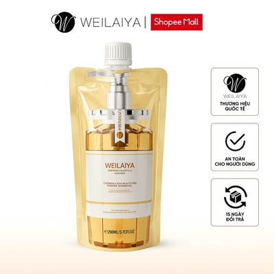 Sữa tắm hoa cúc dưỡng da toàn thân Weilaiya chiết xuất cánh hoa cúc vạn thọ lưu hương lâu phù hợp cho mọi loại da 200m