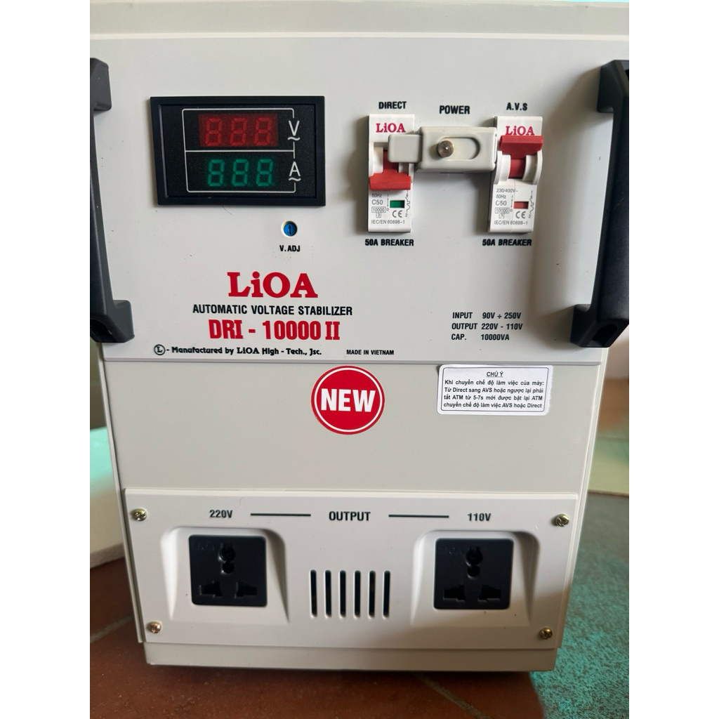LIOA 10KW GIẢI 90-250V ĐỒNG HỒ ĐIỆN TỬ