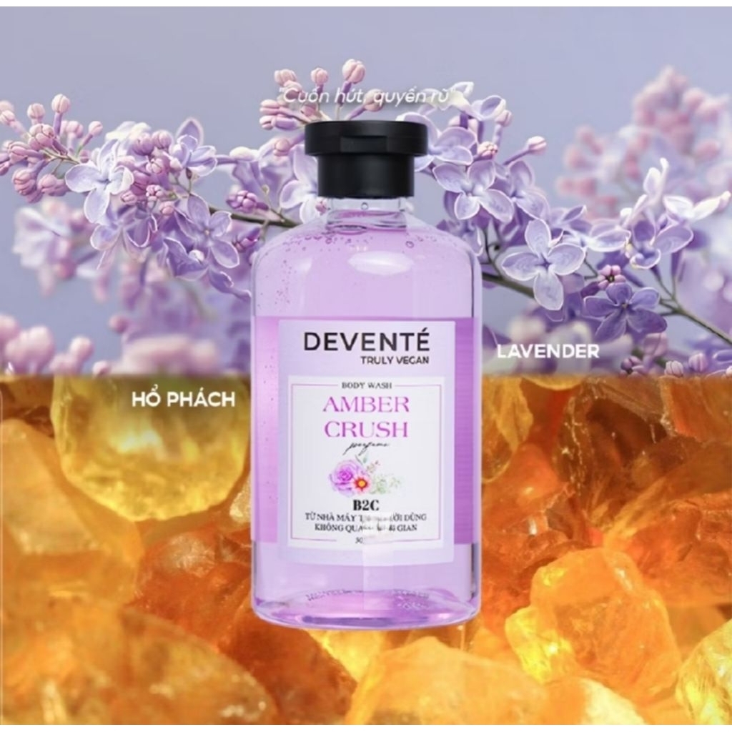 Sữa Tắm Nước Hoa DEVENTE Hương Nước Hoa Lưu Hương Lâu Cao Cấp 148g