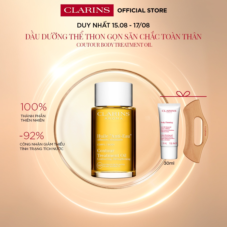 Dầu Dưỡng Thể Thon Gọn Săn Chắc Toàn Thân Clarins Contour Body Treatment Oil 100ml