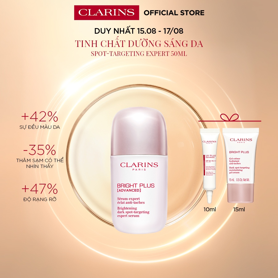 Tinh Chất Dưỡng Sáng Da Clarins Bright Plus [Advanced] Brightening Dark Spot-Targeting Expert Serum 