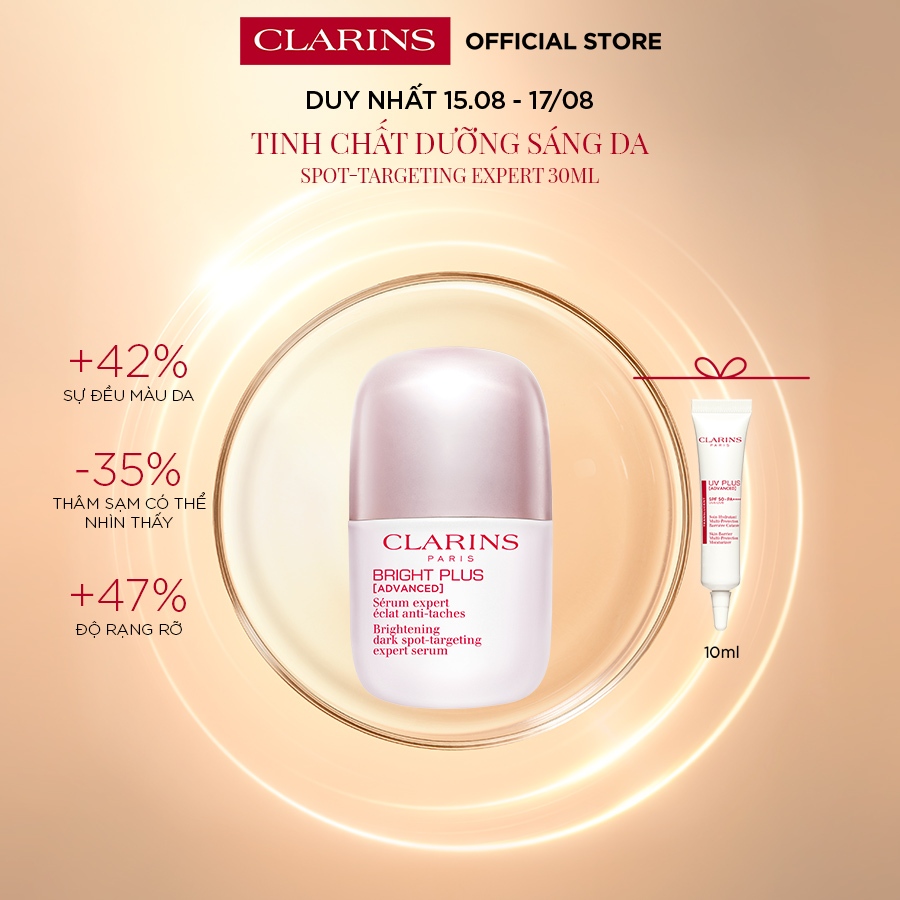Tinh Chất Dưỡng Sáng Da Clarins Bright Plus [Advanced] Brightening Dark Spot-Targeting Expert Serum 