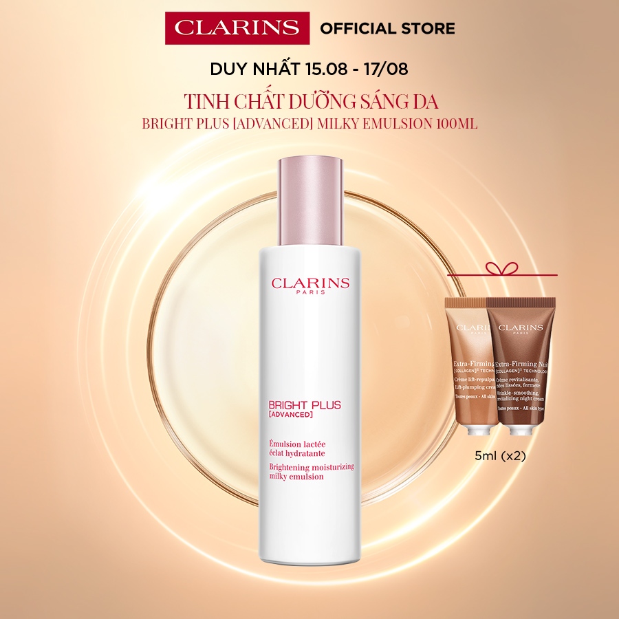 Sữa Dưỡng Sáng Da Clarins Bright Plus [Advanced] Milky Emulsion 100ml