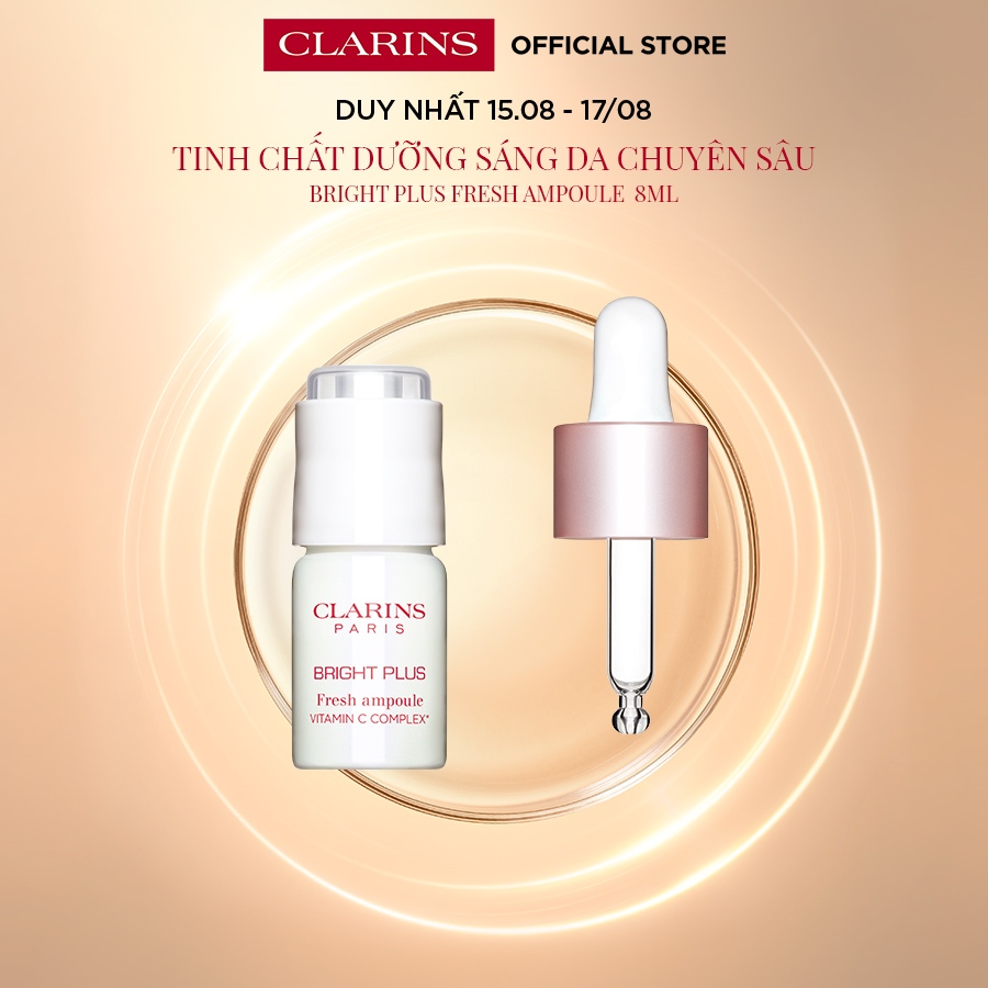Tinh Chất Dưỡng Sáng Da & Mờ Thâm Nám Clarins Bright Plus Fresh Ampoule 8ml