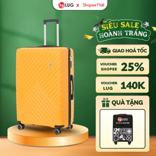 Vali Kéo LUG Holdall MP807- Size 20/24/28 - Nhựa PP chống bể vỡ,Màu Sắc Trẻ Trung, Khoá Số Bảo Mật
