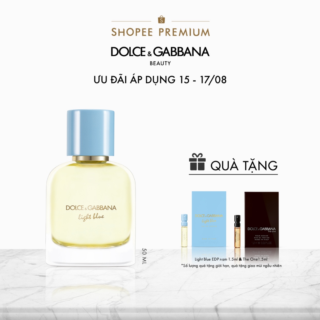 Nước hoa nam Dolce&Gabbana Light Blue Pour Homme EDP 50ml