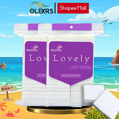 Combo Bông Tẩy Trang Alucos Lovely Túi 210 miếng