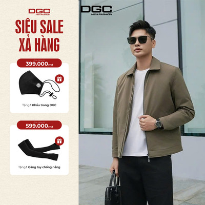 Áo khoác nam trung niên 3 lớp chống thấm Dáng cổ đức, giữ nhiệt ấm, chất vải cao cấp - WAJKBE110M
