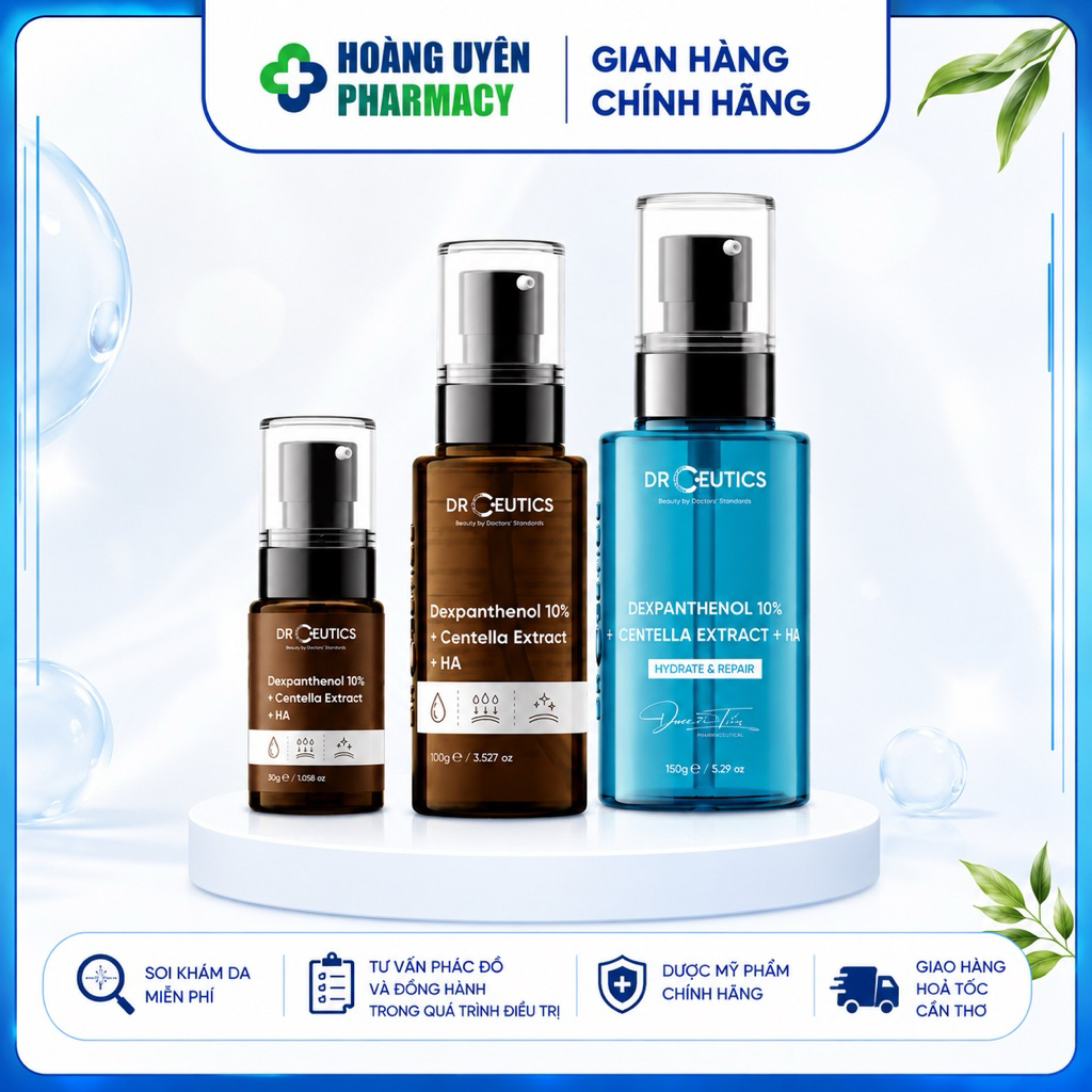Drceutics - Serum dưỡng ẩm HA B5 Centella/ HA NMF