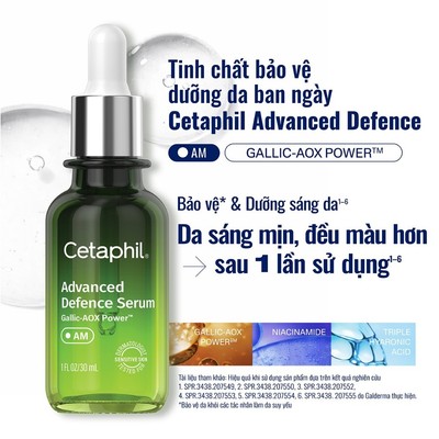 [SVIP] [MỚI] Serum Tinh chất bảo vệ, dưỡng da ban ngày Cetaphil Advanced Defence 30ml