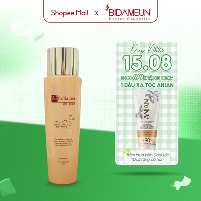 Nước hoa hồng Bidameun Vita-Collagen Skin giảm nếp nhăn và cải thiện độ đàn hồi cho da B18 150ml