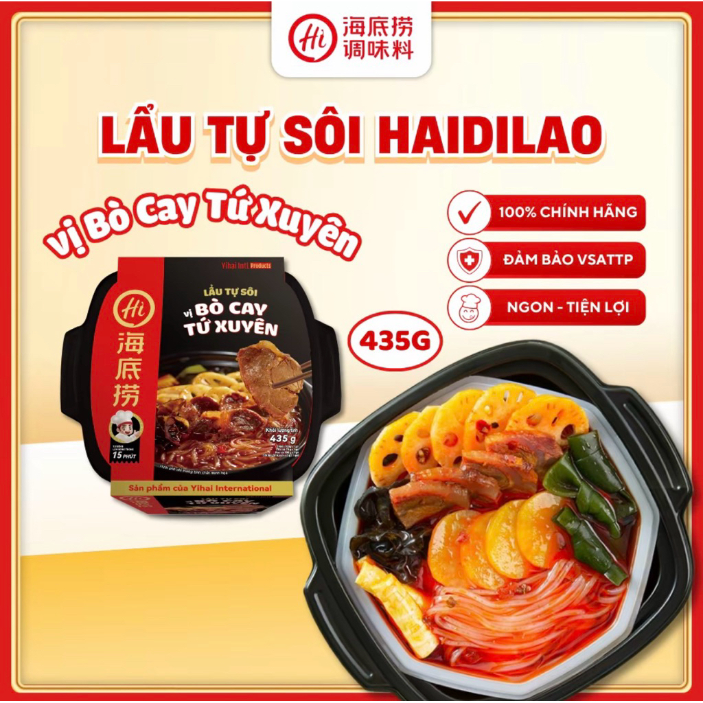 lẩu tự sôi HAIDILAO