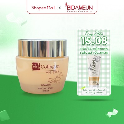 Kem Dưỡng Vita-Collagen Cung Cấp Dưỡng Chất, Hỗ Trợ Giảm Nhăn Da Bidameun Vita-Collagen Cream B20 – 60ml