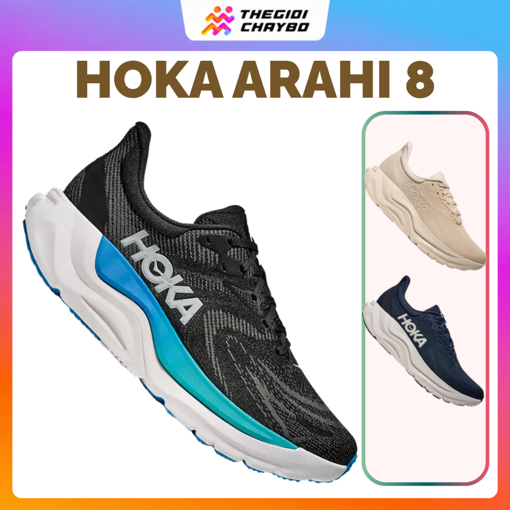 [Deal 20%] Hoka Arahi 8 - Giày Chạy Bộ Hoka Nam Nữ Chính Hãng