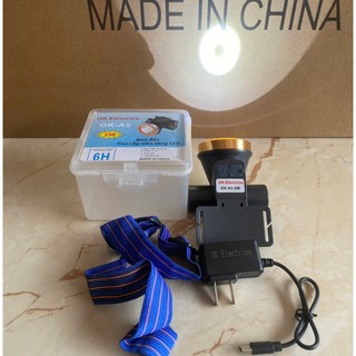Đèn pin siêu sáng mini, đèn bin đội đầu Yến Quân thiết kế nhỏ gọn có dây đeo