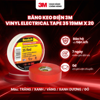Băng keo điện 3m vinyl electrical tape 35 khổ 3/4 x 66ft