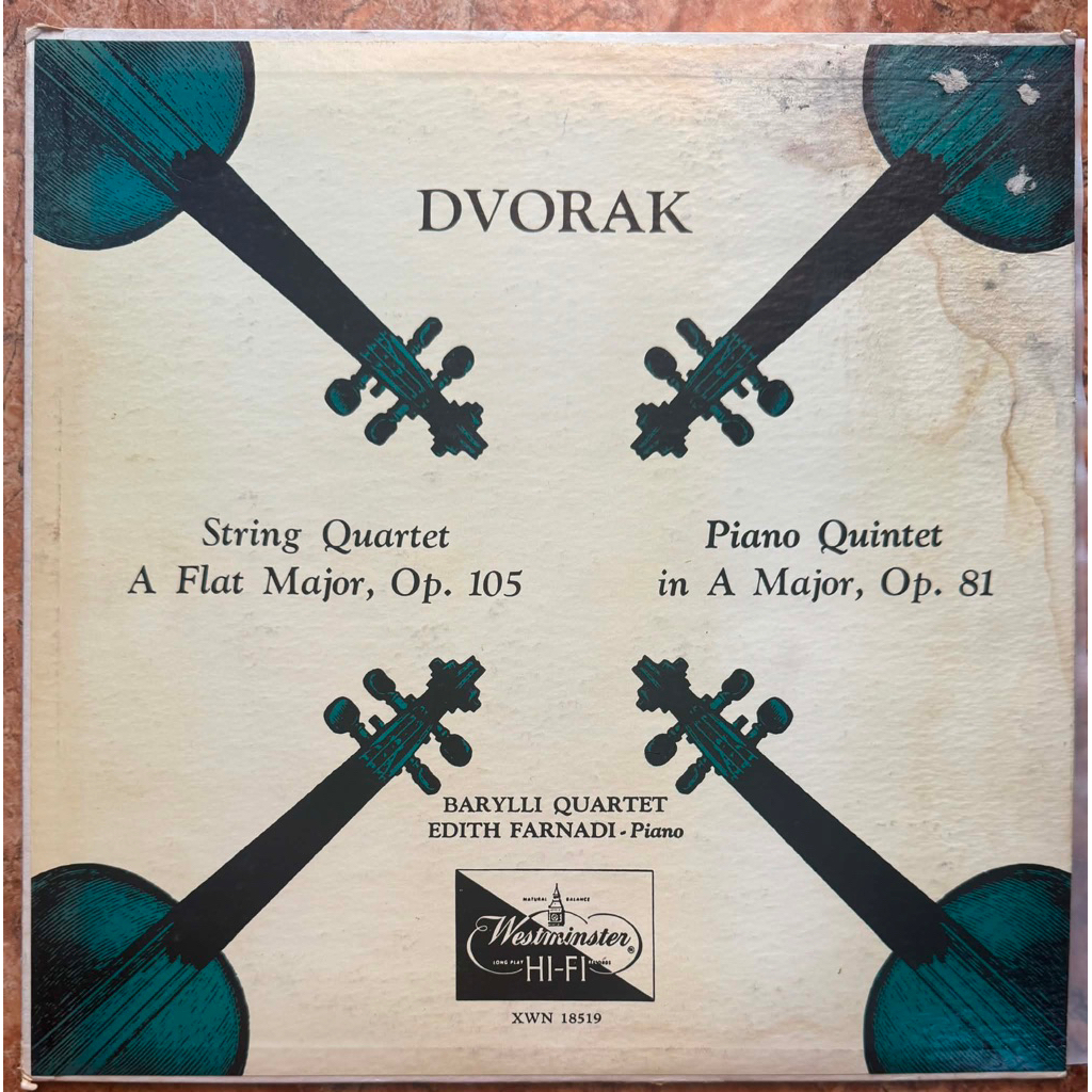 ĐĨA THAN - Dvorak - Piano Quintet in A major, Op. 81 & String Quartet in A-flat major, Op. 105