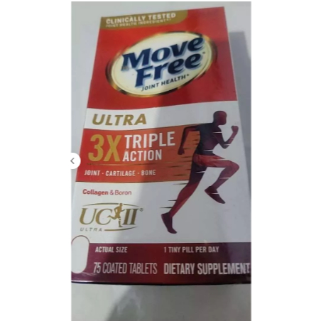 Schiff Move Free Joint Health 3X Ultra Triple Action 75 Tablets