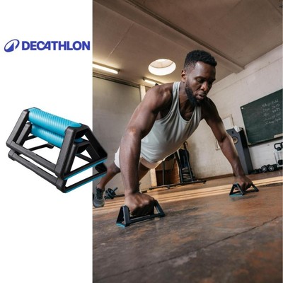 Dụng cụ tập chống đẩy có tay cầm DECATHLON trợ lực cổ tay khi hít đất, bám tốt trên sàn - 8556754