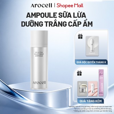 Tinh Chất Trắng Da Từ Sữa Lừa Arocell Mela TXA Milky Drop Finish Ampoule 30ml