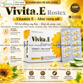 Viên uống Vitamin E 400IU Vivita.E ROXTECH giúp đẹp da, ngừa lão hóa da - 30 viên