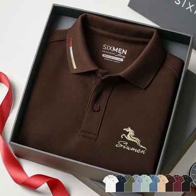 Áo thun polo nam cao cấp MÃ ĐÁO THÀNH CÔNG [Tặng Hộp Gói Quà] Vải FeelMax thoáng mát - SIXMEN