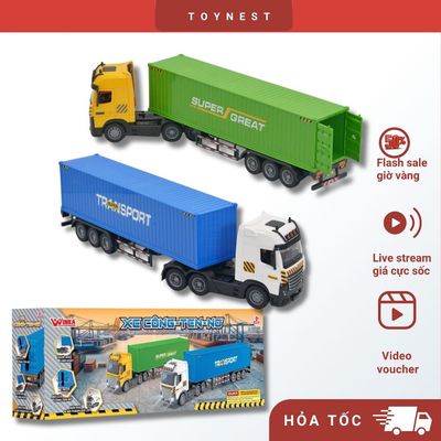 Đồ Chơi DUKA : Xe Công Ten Nơ DK81469 - Nhựa ABS An Toàn Cho Bé (Giao Màu Ngẫu Nhiên)