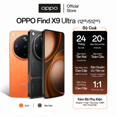 Điện thoại OPPO FIND X9 Ultra 12GB/512GB - Hàng chính hãng